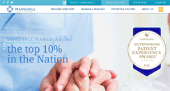 Desktop Screenshot of marshallmedical.org
